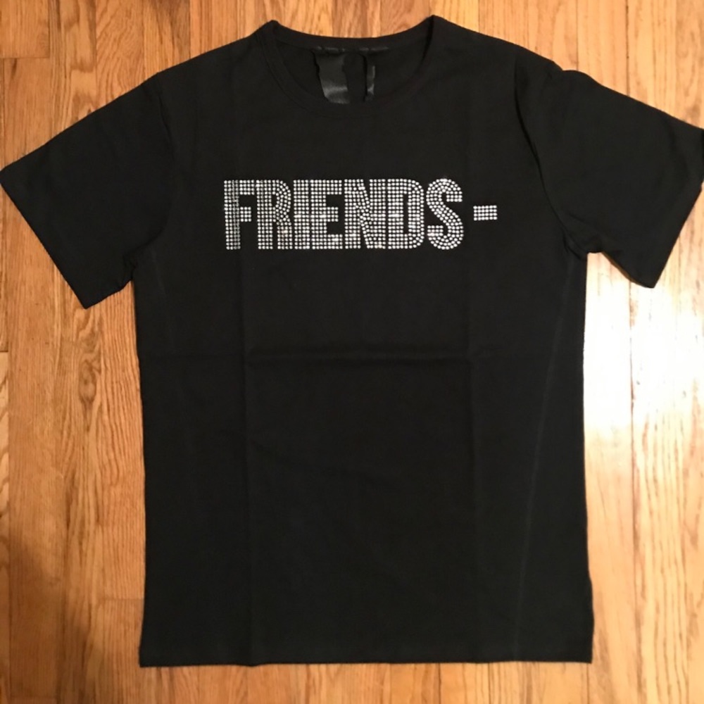 Vlone Friends Swarovski T-Shirt Brand New- XL